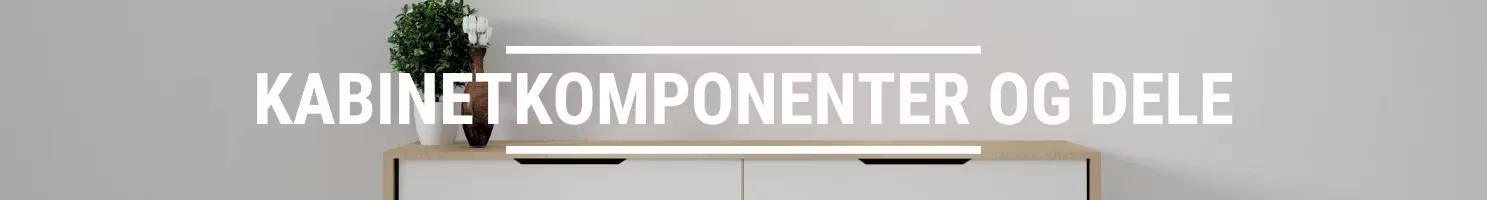 kabinetkomponenter og dele banner