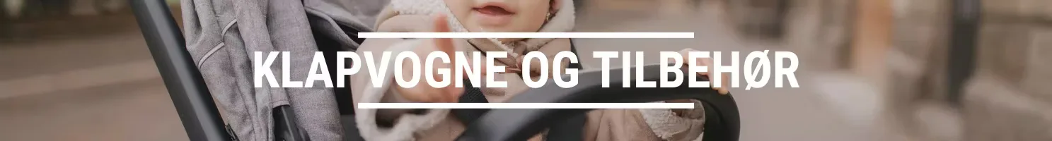 KLAPVOGNE og tilbehør banner