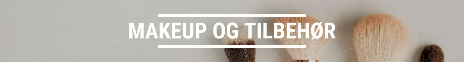 Makeup og tilbehør banner