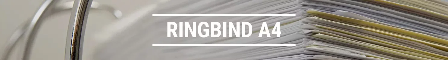 Banner til ringbind a4