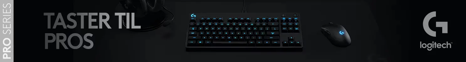 Logitech G pro keyboard banner.