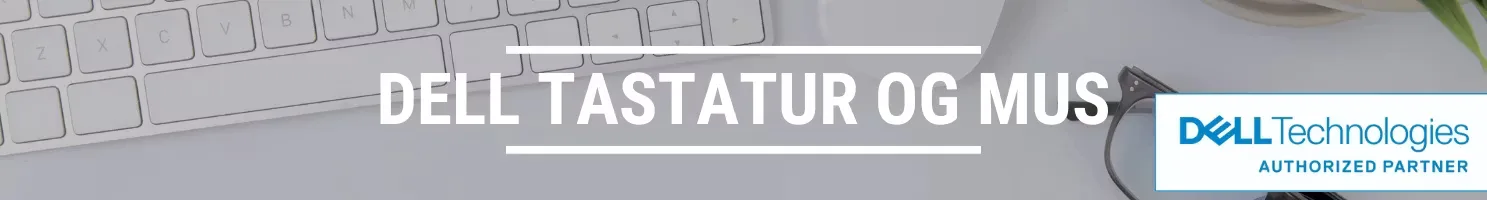 Dell tastatur og mus sæt banner.