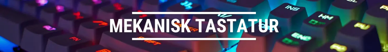 Mekanisk tastatur banner.