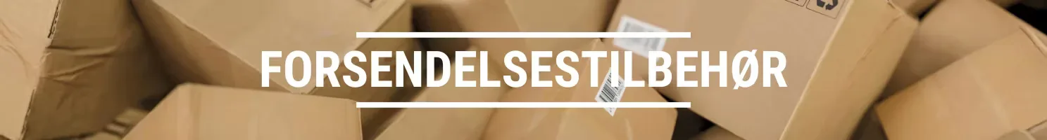 FORSENDELSESTILBEHØR banner
