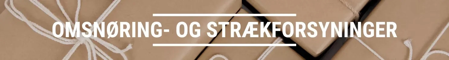 omsnøring og strækforsyninger banner