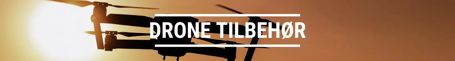 Drone tilbehør banner.