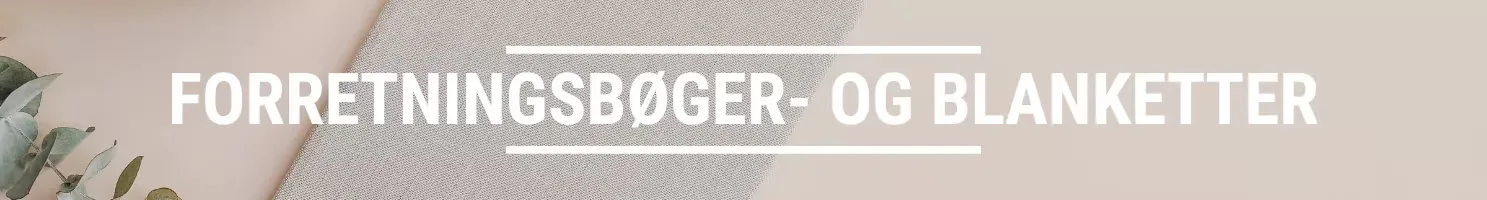 forretningsbøger og blanketter banner