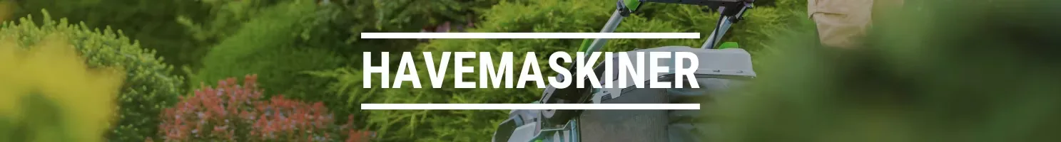 Banner til havemaskiner