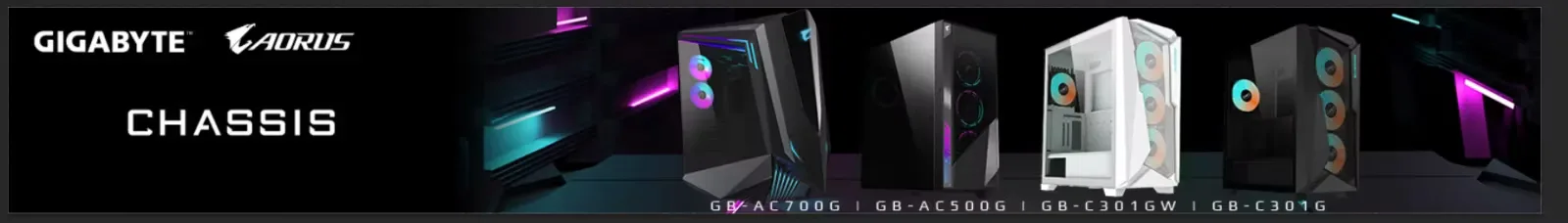 Gigabyte kabinet banner.