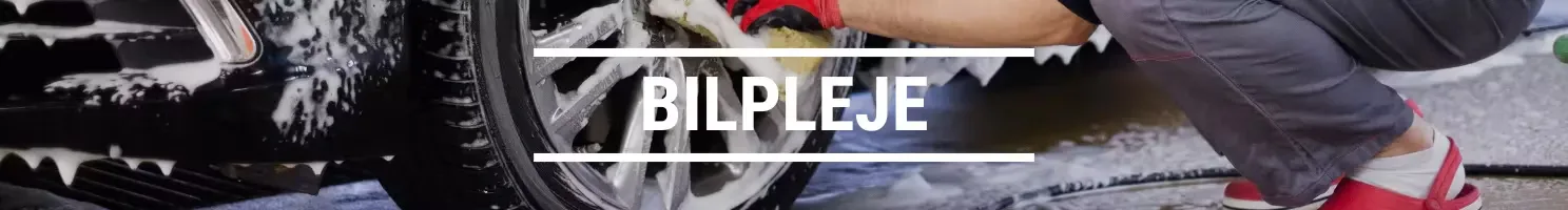 Bilpleje banner.