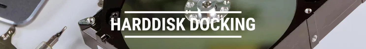 Harddisk docking banner.