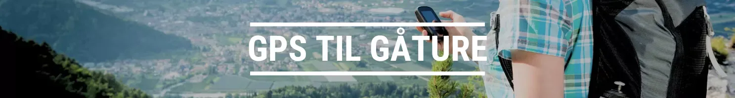 GPS til gåture banner