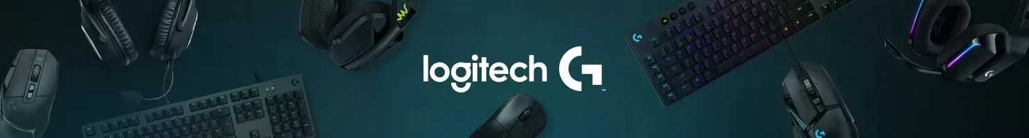 Logitech G banner.