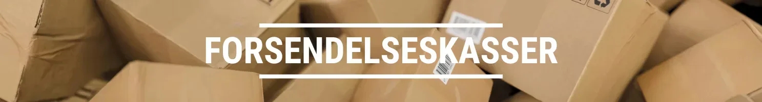 Forsendelseskasser banner