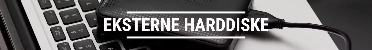 Eksterne harddiske banner.