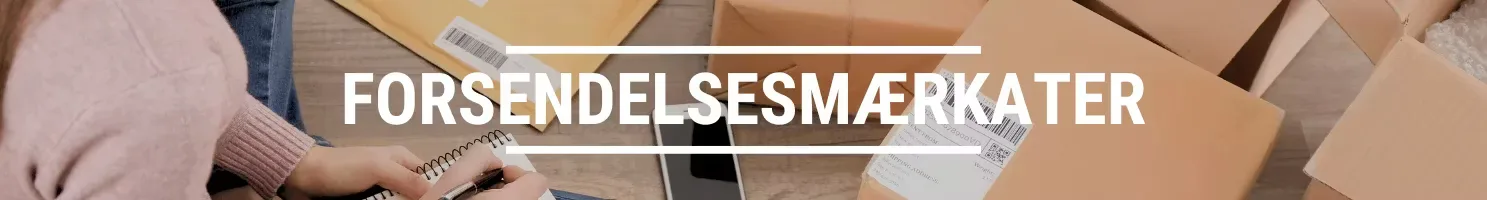 forsendelsesmærkater banner