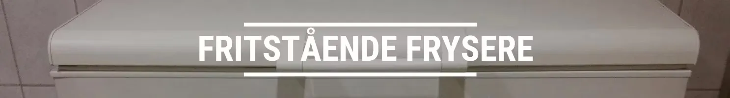 fritstående frysere