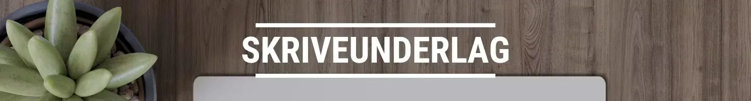 SKRIVEUNDERLAG BANNER