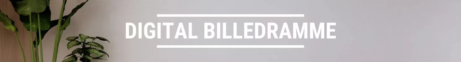 Digital billedramme banner