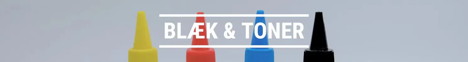 Blæk og toner banner