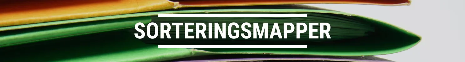 BANNER TIL SORTERINGSMAPPER