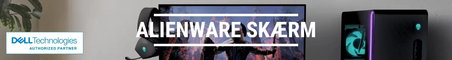 Alienware skærm banner