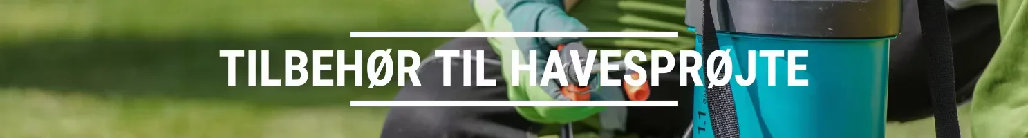 TILBEHØR TIL HAVESPRØJTE