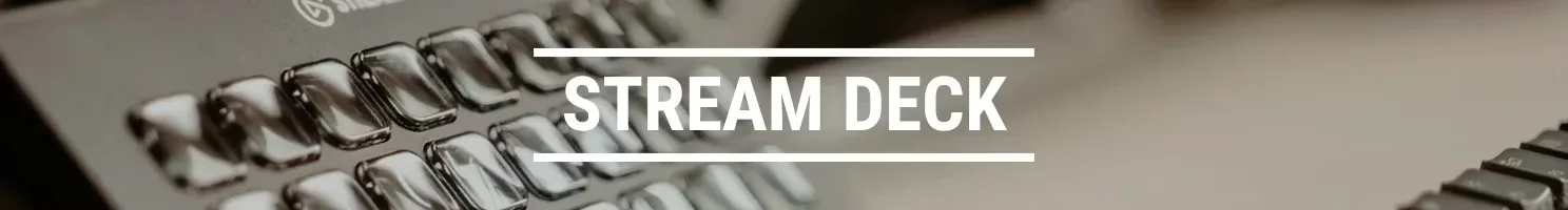 Stream deck banner.