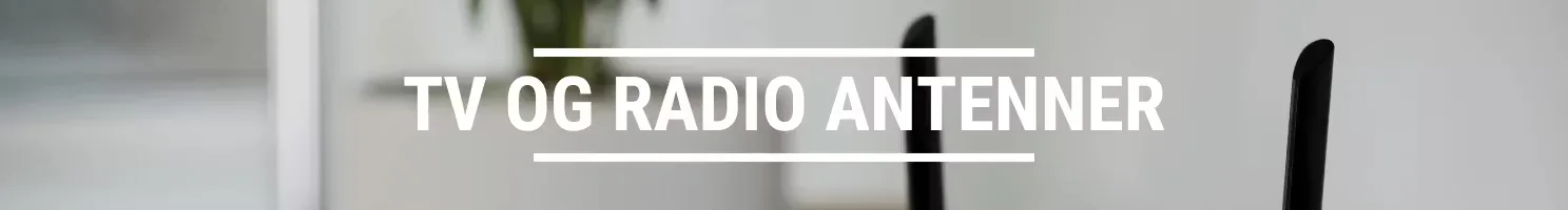 TV og radio antenner banner