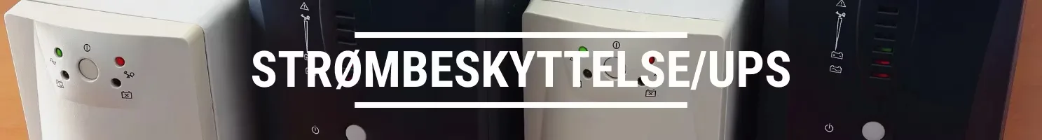 Strømbeskyttelse/UPS banner.