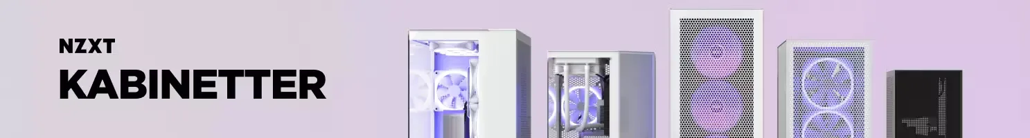 NZXT kabinet banner.