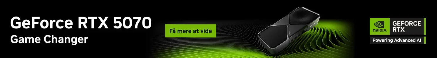 GeForxe RTX 5070 banner.