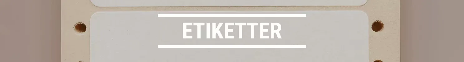 Banner til etiketter