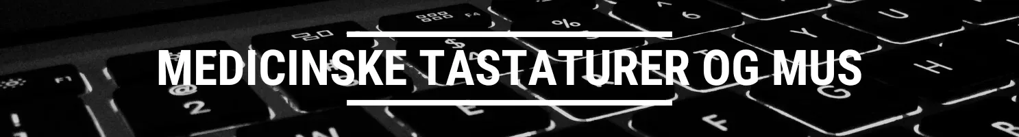 Medicinsk tastatur og mus banner.