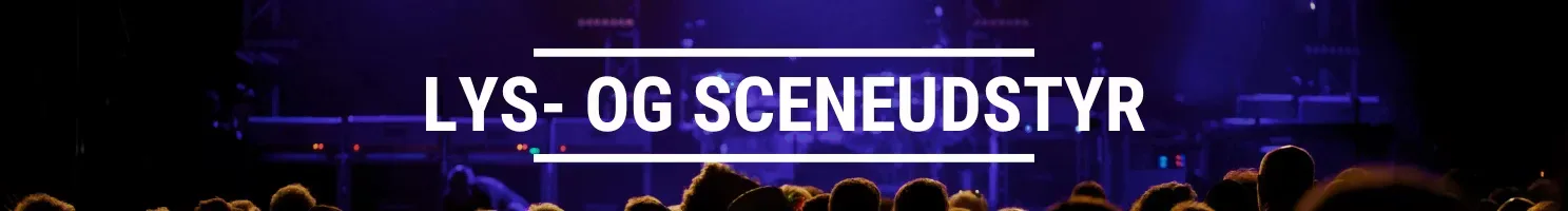 Lys- og sceneudstyr banner