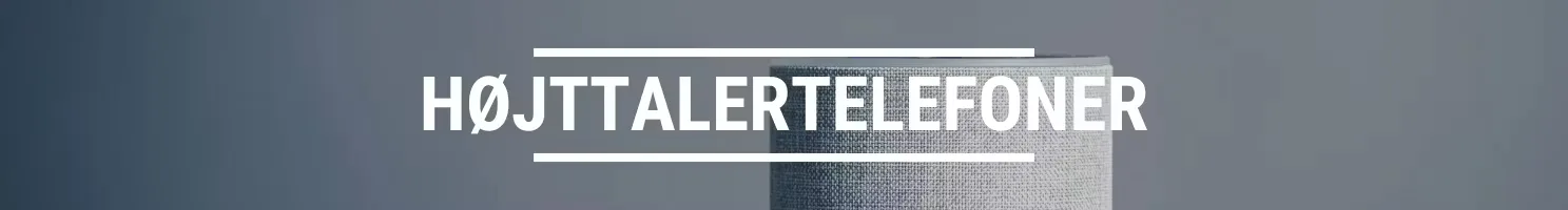 Højttalertelefoner banner