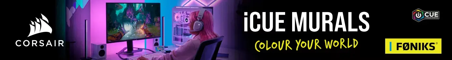 Corsair iCUE Murals banner.