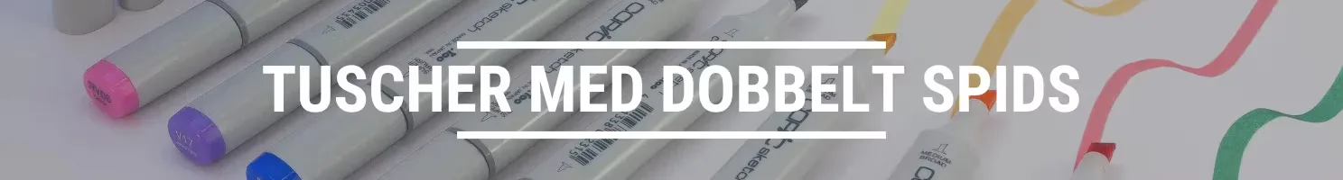 TUSHCER MED DOBBELT SPIDS banner