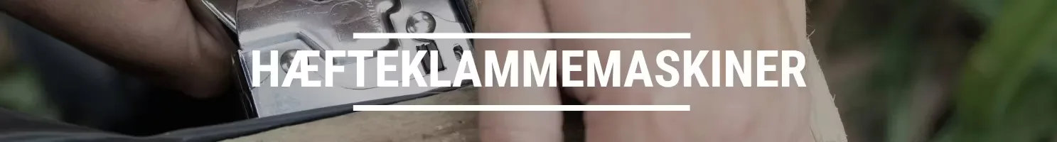 HÆFTEKLAMMEMASKINE