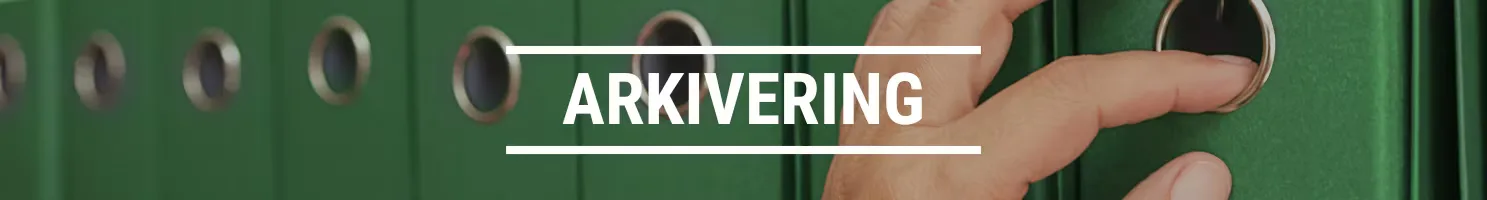 Banner til arkivering