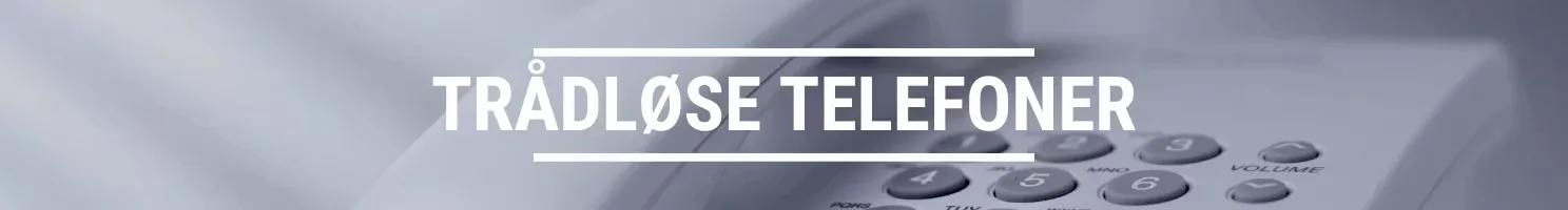 Trådløse telefoner banner