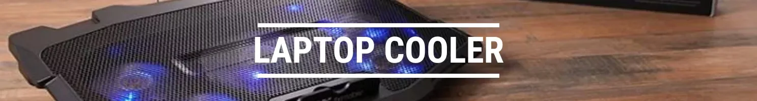 Laptop cooler banner.