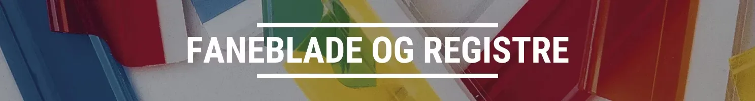 SKILLEBLADE OG INDEKSER