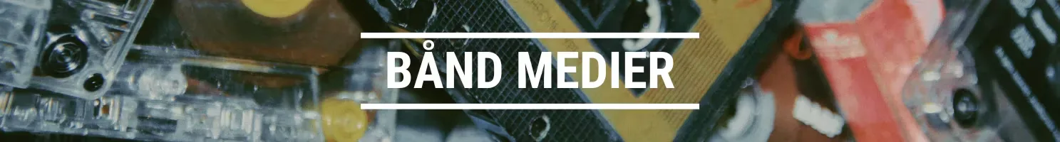 Bånd medier banner.