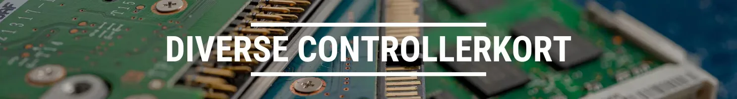 Diverse controllerkort banner