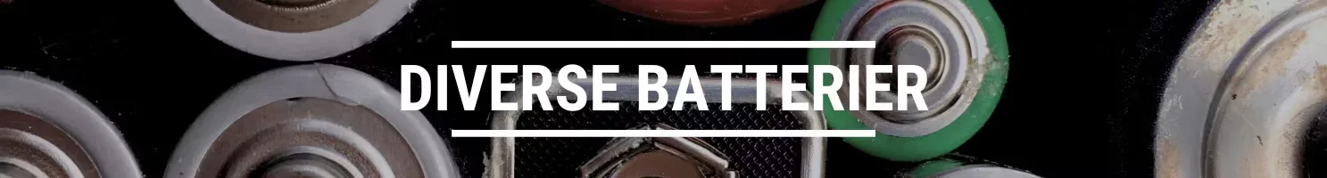 DIVERSE BATTERIER