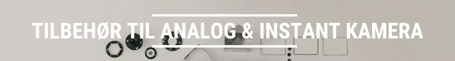 tilbehør til analog og instant kamera