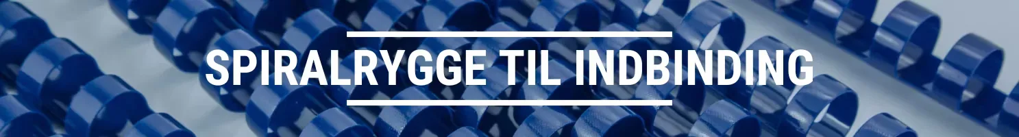 Banner til Spiralrygge til indbinding