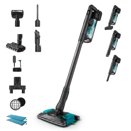 Philips XC8155/01 Håndstøvsuger - Tør&våd - 80 min - 6.5 h - Poseløs - 1,7 kg
