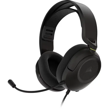 Corsair HS35 v3 Headset - Ledningsført - Circumaural - Sort - 230 g